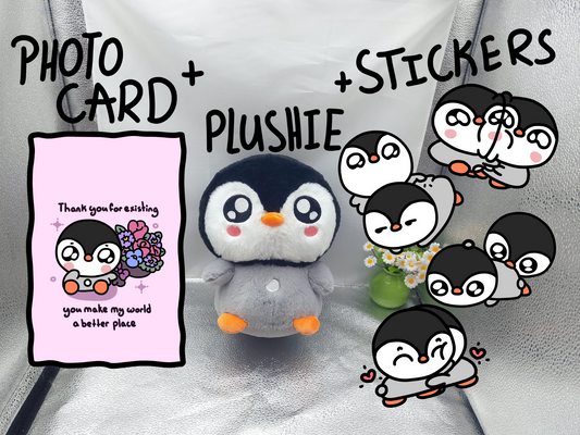 Penguin Plushie x Valentines